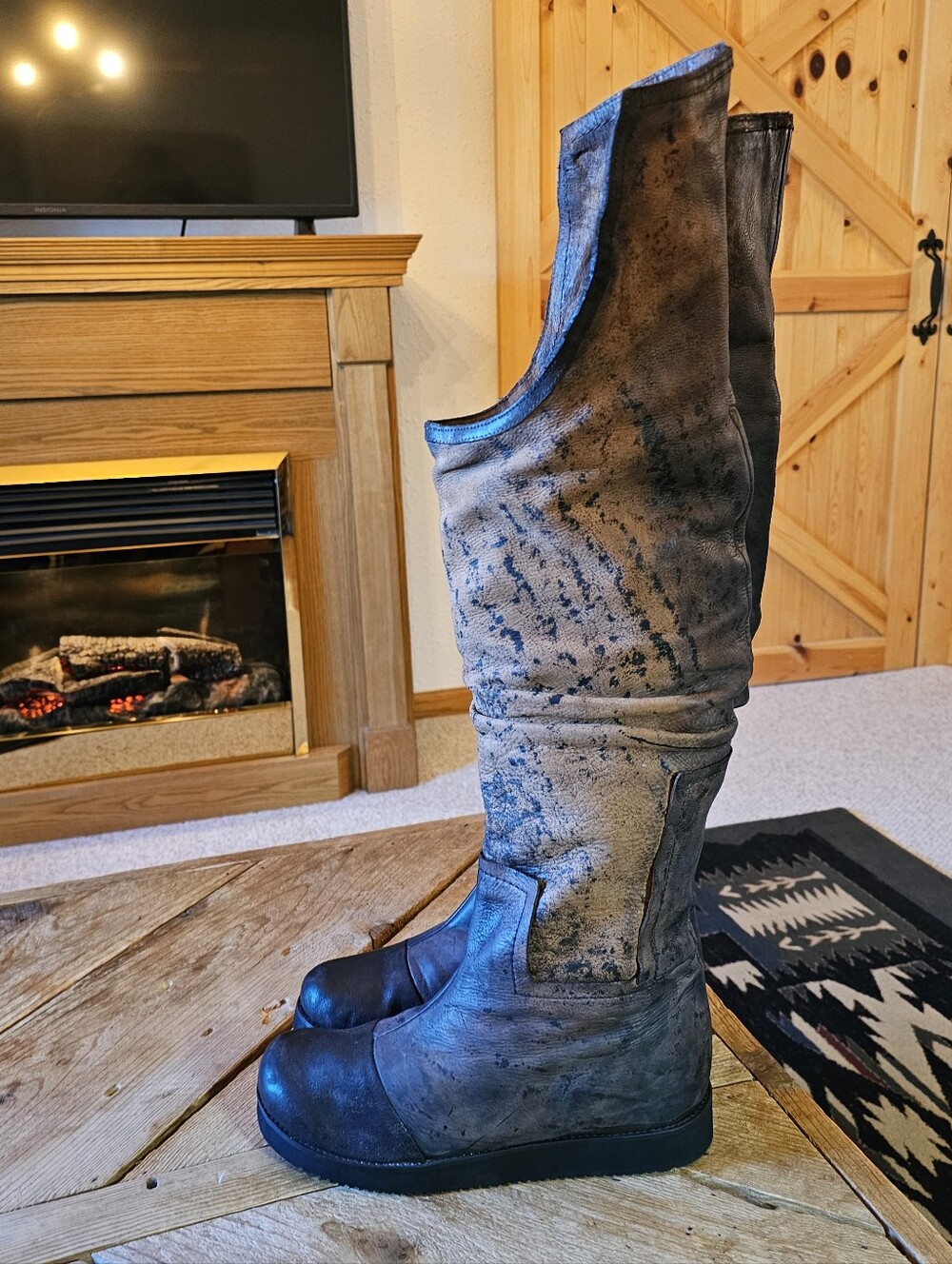 Papucei Tall Leather Boots, Fit Like Size 9.5